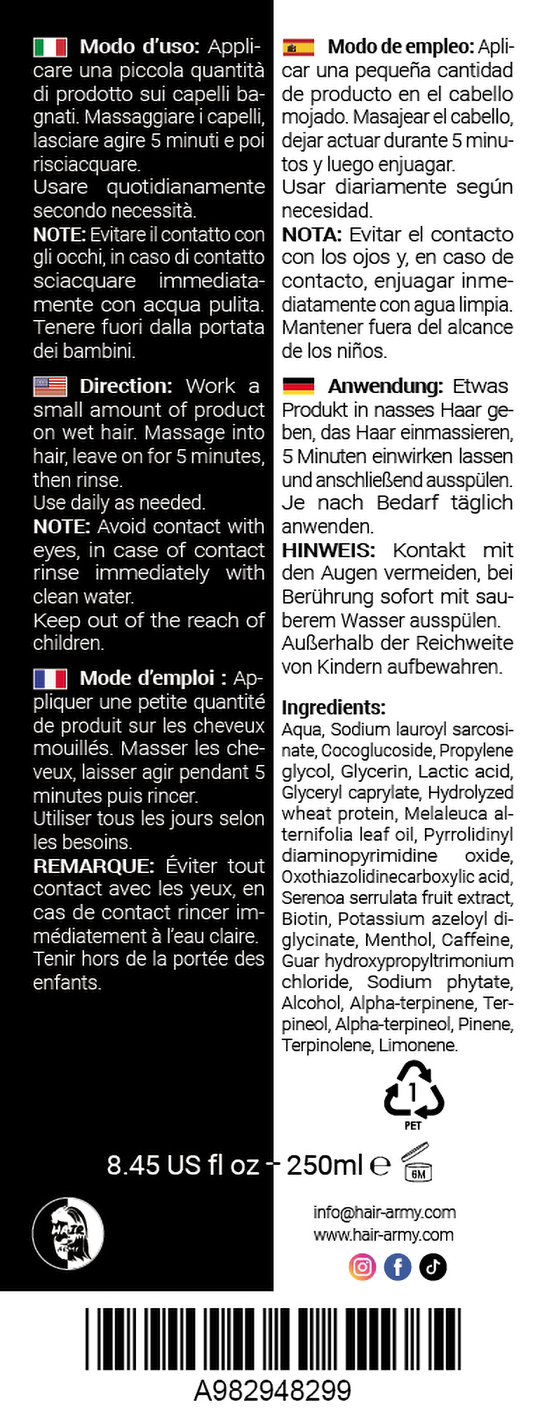 DHT-Striker Shampoo